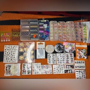 Plenty nail decorations